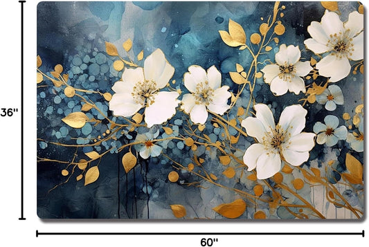 Bath Mat, 3 x 5ft, Ultra Soft and Non-Slip Bathroom Rugs, Water Absorbent and Machine Washable Bath Rug for Bathroom, Shower, and Tub