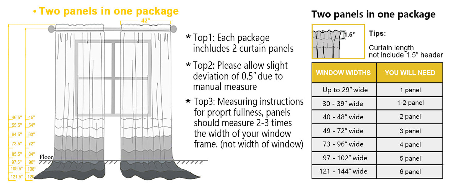 Sheer Navy Blue Curtains 84 inch Length 2 Panels Set, Airy Soft-Touching Rod Pocket Voile Drapes for Living Room/Bedroom, Each 40W x 84L
